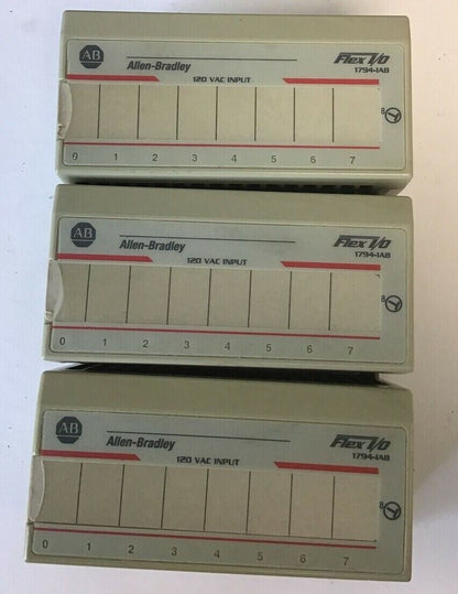 ALLEN BRADLEY 1794-IA8 INPUT 120VAC 50-60HZ ****LOTOF3****