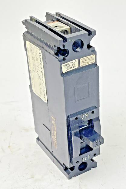 SQUARE D - FAL 12020 - CIRCUIT BREAKER LINE & LOAD LUGS - 20A/1 POLE/120 VAC-NEW