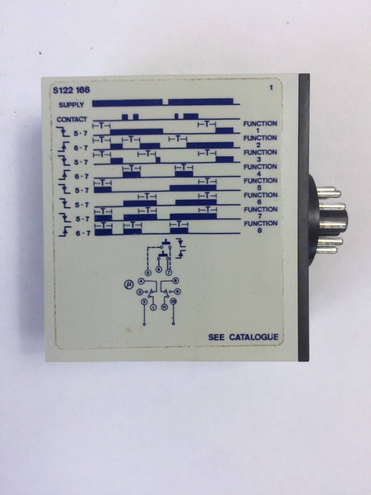 ELECTROMATIC S-SYSTEM S 122166 120 MODULE TIMER EXTERNAL START SUPPLY 100-140VAC