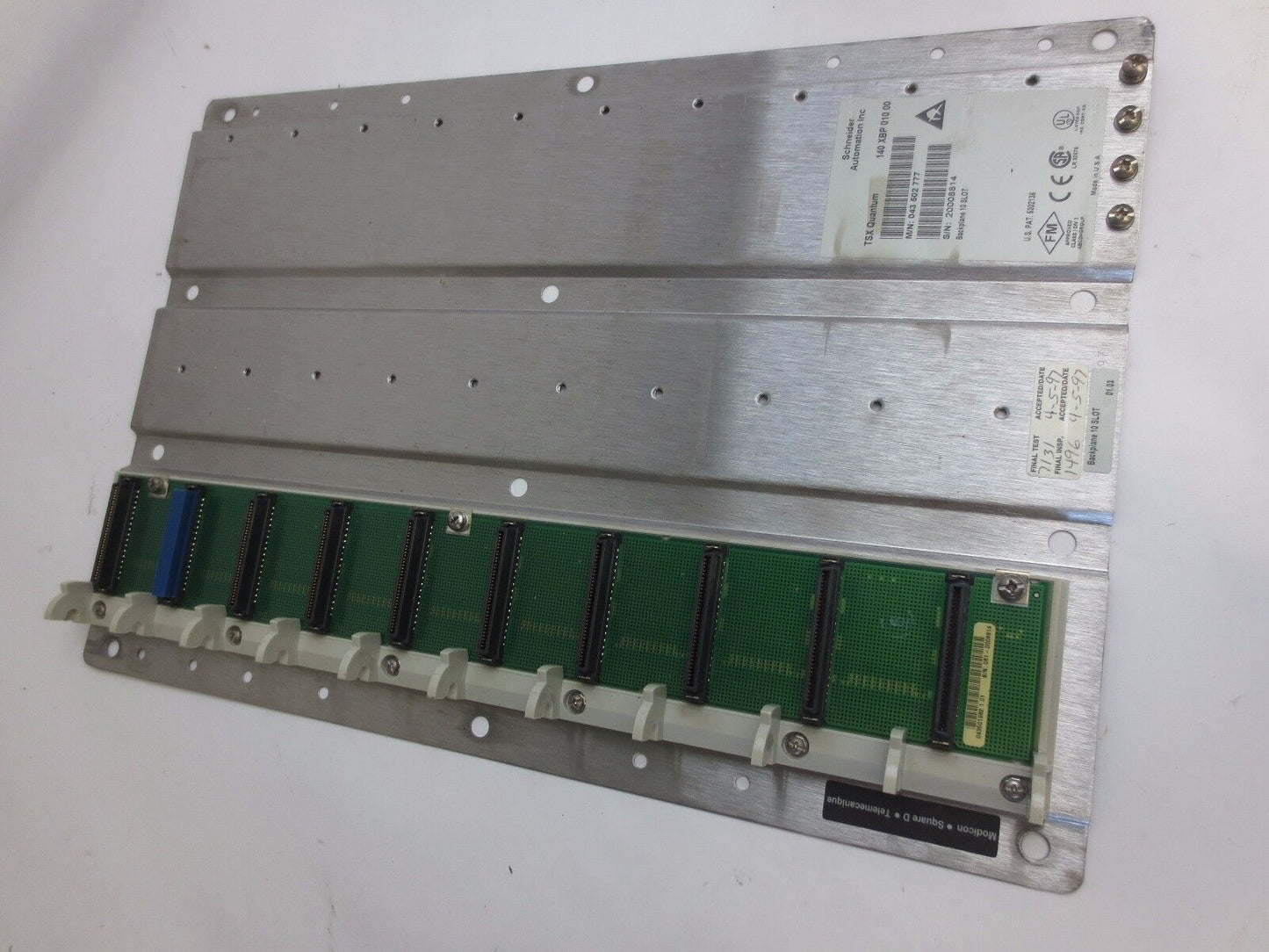 SCHNEIDER / AEG 140 XBP 010 00 TSX QUANTUM 10-SLOT BACKPLANE