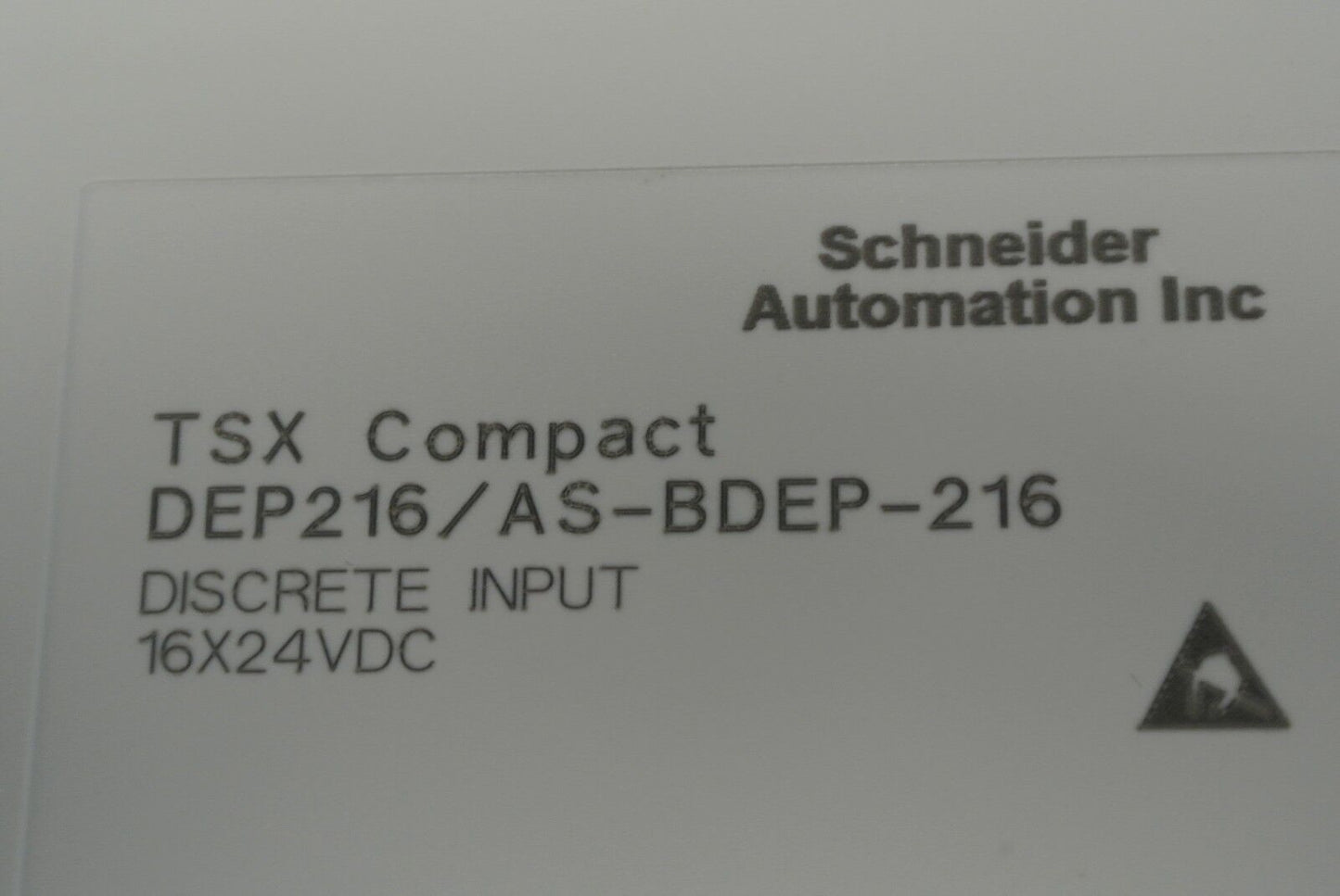 AEG / SCHNEIDER DEP216/AS-BDEP-216 DISCRETE INPUT MODULE 16 x 24VDC