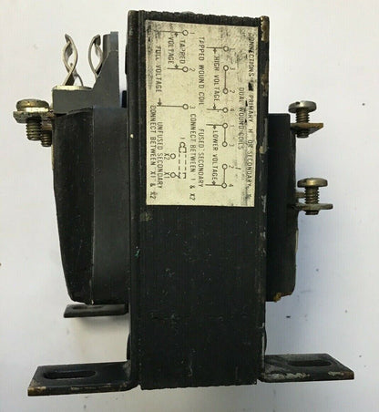 ALLEN BRADLEY 1497 N27 SER.A PRIM.240/480V  TYPE M  60HZ 0.05KVA TRANSFORMER