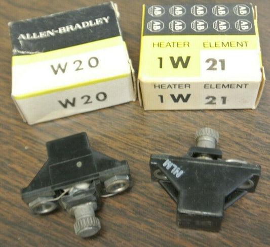 LOT of 4 ALLEN-BRADLEY THERMAL OVERLOAD HEATER ELEMENTS / W-series / LIST BELOW