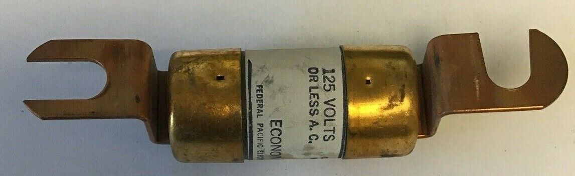 FEDERAL PACIFIC AOK 200 ECONOMY FUSE 125VAC***LOTOF10***