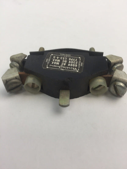 WESTINGHOUSE L53-4-5 ELECTRICAL INTERLOCK 600VAC 230VDC UNIVERSAL N.O.&N.C CONTA