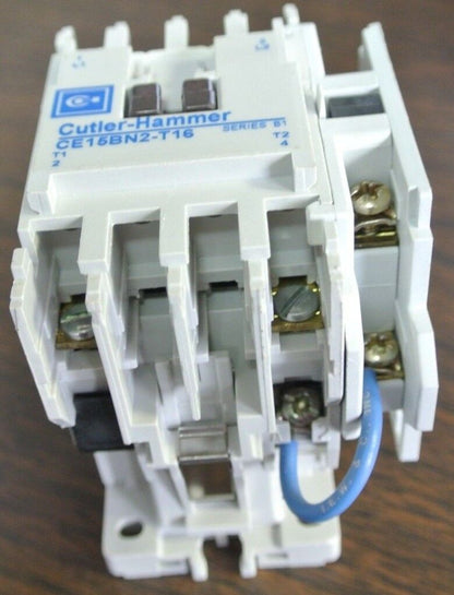 CUTLER-HAMMER CE15BN2T4B-T16 - SIZE B CONTACTOR - 24V COIL - NEW SURPLUS