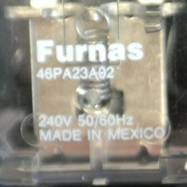 FURNAS 46PA23A02 DPDT RELAY / 240VAC / 10A / NEW SURPLUS in BOX