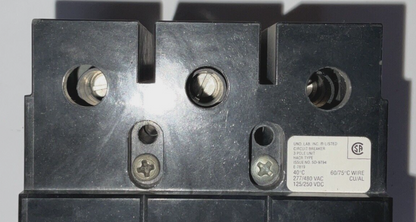 WESTINGHOUSE GHC3060 CIRCUIT BREAKER 480VAC 250VDC 60A 3POLE