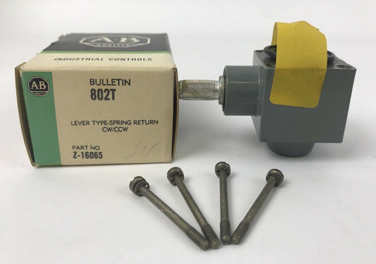 ALLEN BRADLEY Z-16065, LEVER TYPE- SPRING RETURN CW/ CCW , Z16065