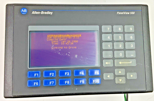 ALLEN BRADLEY 2711-K5A5 OPERATOR INTERFACE PANEL SER.F REV.F FRN:3.14 240VAC