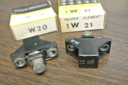 LOT of 4 ALLEN-BRADLEY THERMAL OVERLOAD HEATER ELEMENTS / W-series / LIST BELOW