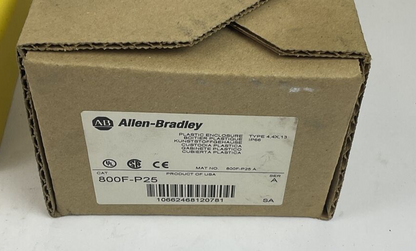 ALLEN BRADLEY 800F-P25 BUTTON PENDANT ENCLOSURE SER.A