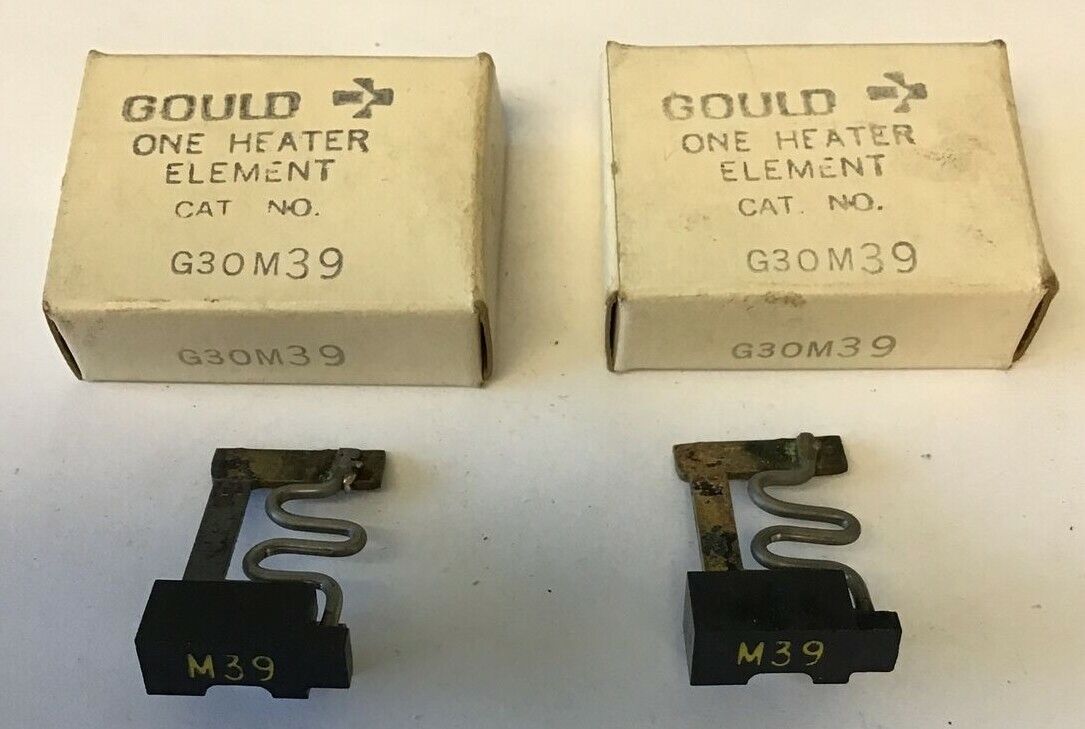 GOULD G30M39 OVERLOAD HEATER ELEMENT ***LOTOF2***