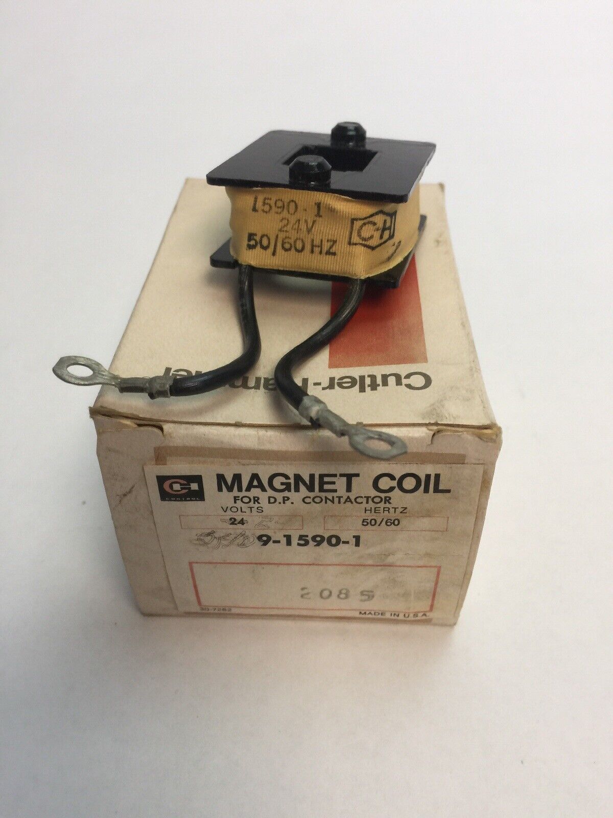 CUTLER HAMMER 9-1590-1 MAGNET COIL 24V 50/60HZ