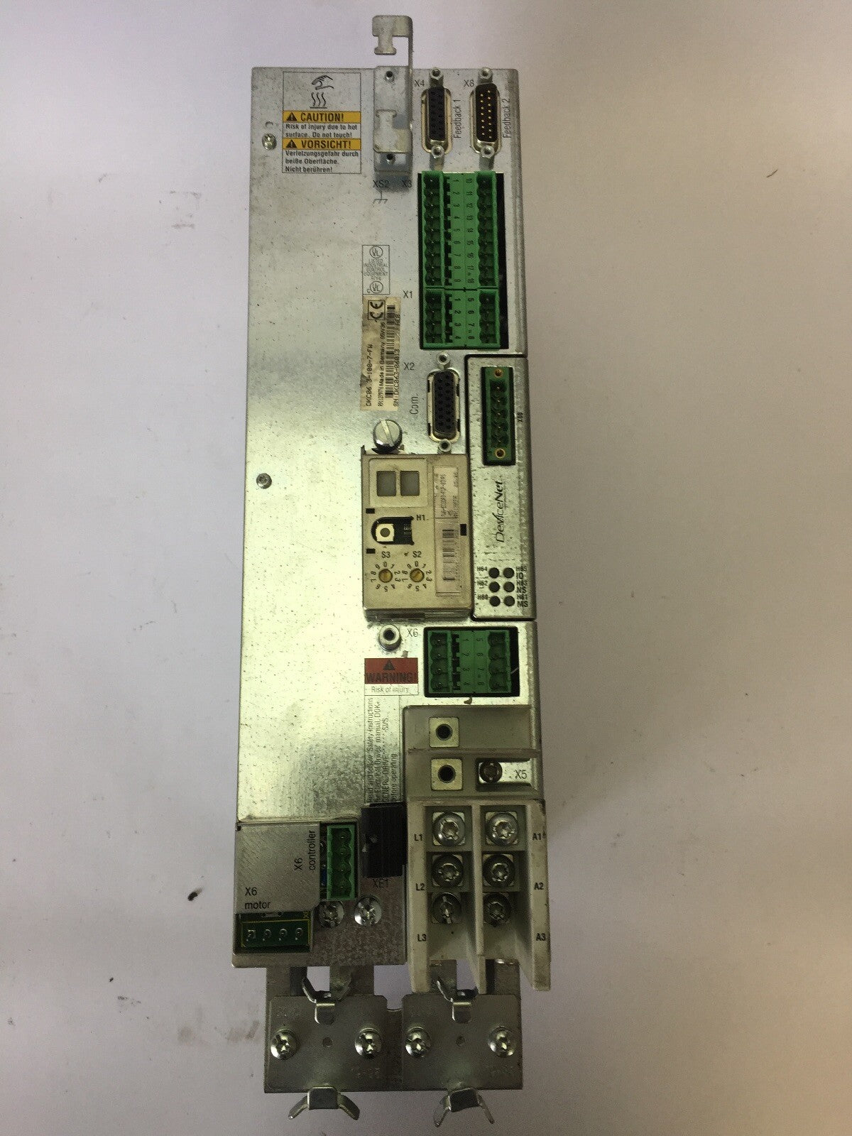 INDRAMAT DKC06.3-100-7-FW ECO DRIVE REXROTH DKCXX.3-100-7 AC SERVO DRIVE