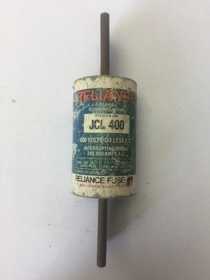 RELIANCE JCL 400 CLASS J CURRENT-LIMITING FUSE 400AMPS 600VAC