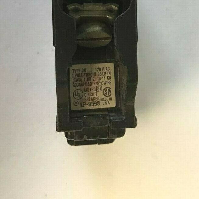 SQUARE D QO120K ALLEN WRENCH CIRCUIT BREAKER 20A 120/240VAC 50/60HZ  1POLE