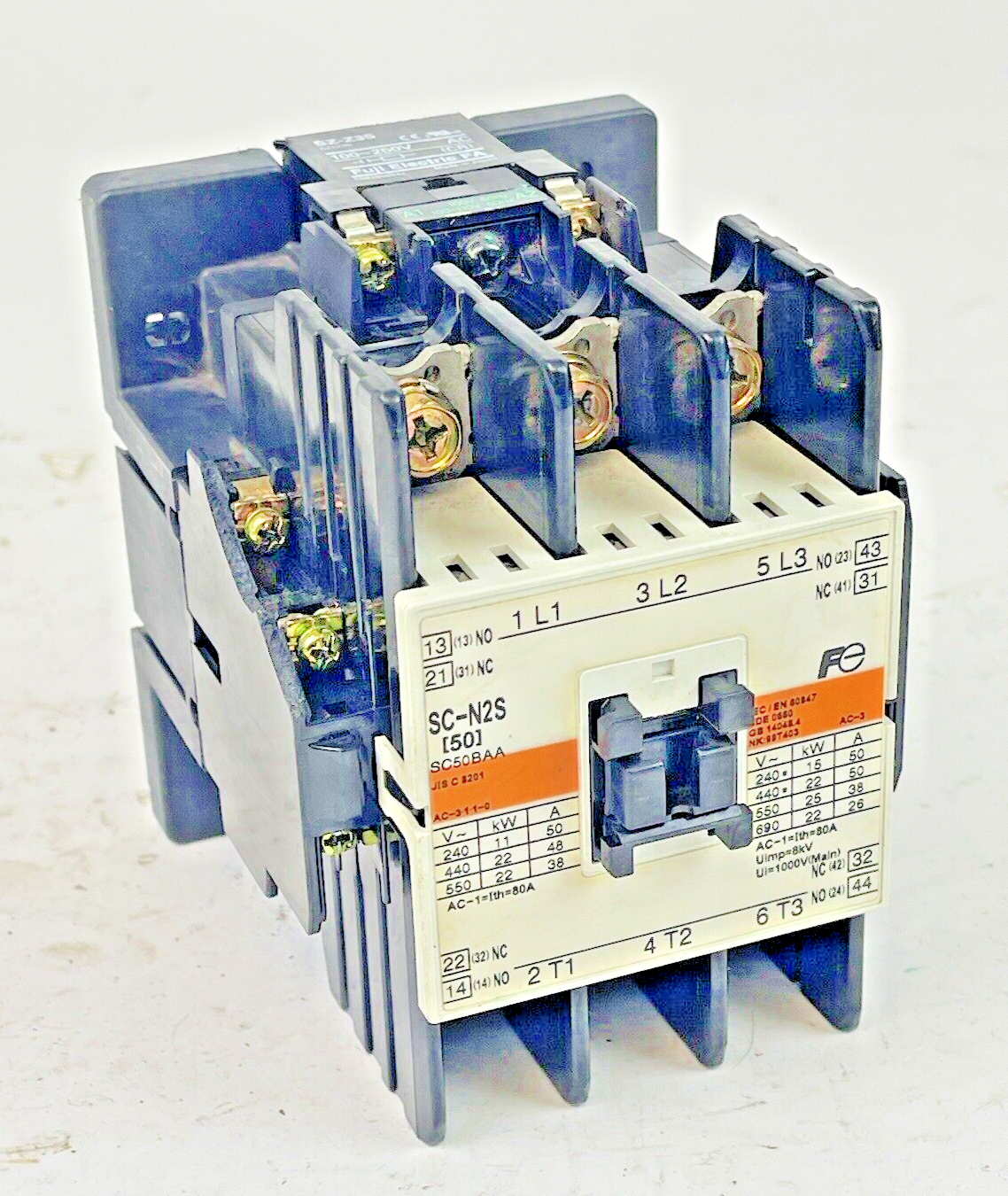 FUJI - SC-N2S - MAGNETIC CONTACTOR - 10A, 120VAC, 50/60HZ & SZ-Z35 SURGE SUPP