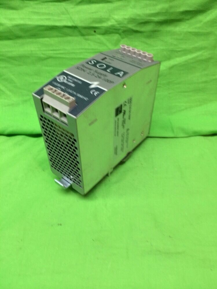 SOLA SDN 2.5-24-100P POWER SUPPLY 115/230 VAC 1.3-0.7 AMP 50/60 Hz 24VDC 2.5 AMP