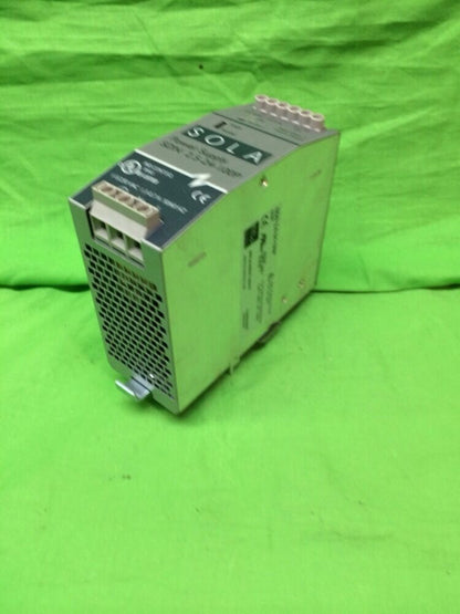 SOLA SDN 2.5-24-100P POWER SUPPLY 115/230 VAC 1.3-0.7 AMP 50/60 Hz 24VDC 2.5 AMP