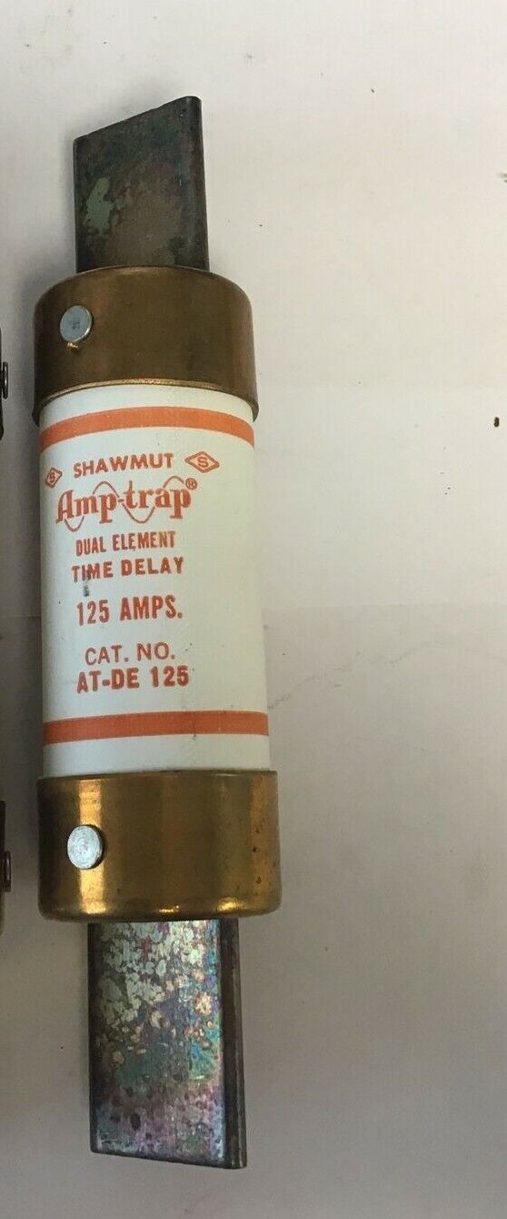 GOULD SHAWMUT AT-DE 125 FUSE AMPTRAP 125A CLASS K5 TIME DELAY ***LOTOF3***