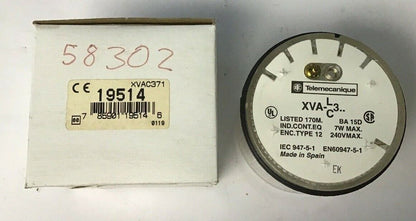 TELEMECANIQUE XVAC371 STACKABLE CLEAR LENS