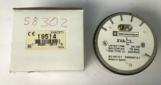 TELEMECANIQUE XVAC371 STACKABLE CLEAR LENS