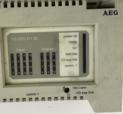 SCHNEIDER AUTOMATION MICRO 110 CPU 311 00 MODICON CPU CONTROLLER