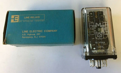 LINE ELECTRIC RLH14A RELAY 120VAC 10A