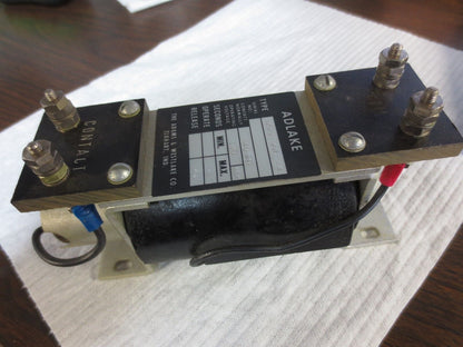 ADAMS & WESTLAKE / ADLAKE 1200-60P-23 TIMING RELAY - 130VDC, N.C. - NEW SURPLUS