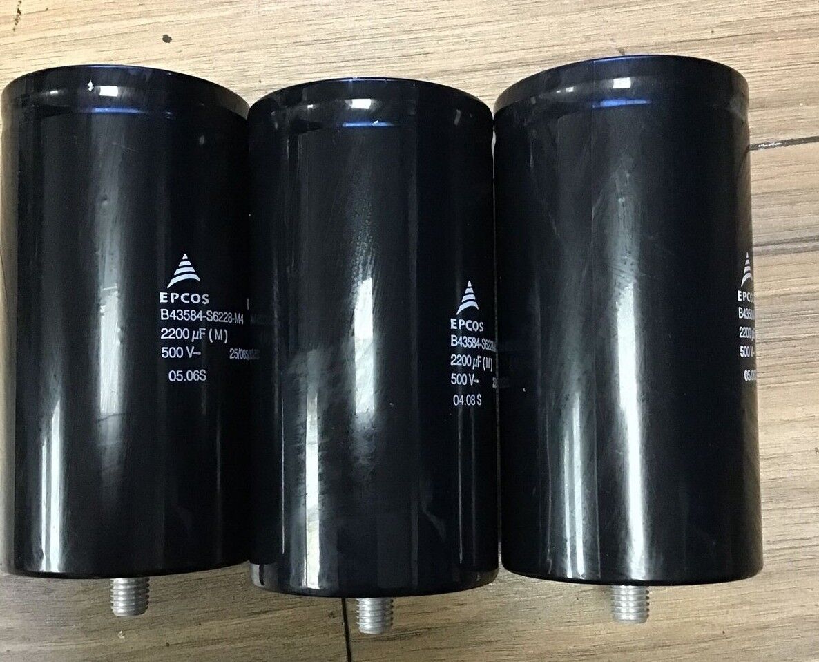 EPCOS B43584-S6228-M4 CAPACITOR 2200UF 500VAC ***LOTOF3***