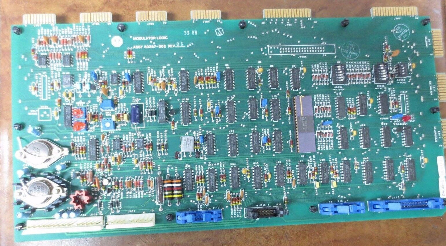 ALLEN-BRADLEY 50387-002 Rev. 01 MODULATOR LOGIC BOARD