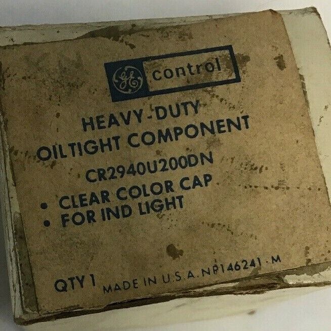 GENERAL ELECTRIC CR2940U200DN CLEAR COLOR CAP***LOTOF2***