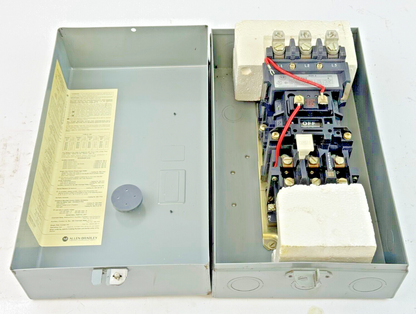 ALLEN-BRADLEY - 509-CAD SER. A -MAG MOTOR CONTROLLER W/ TYPE 1 ENC 120V COIL-NEW