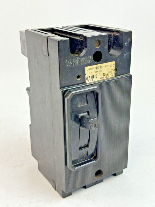 ITE - EF2-M015 - MOLDED CASE MAGNETIC CIRCUIT BREAKER - 2 POLE/ 600 VAC/15 A