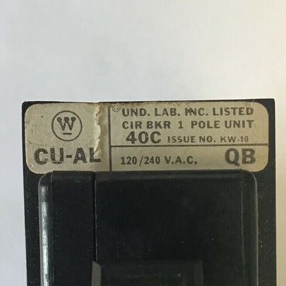 WESTINGHOUSE QB 1POLE 15A 120/240VAC ****LOTOF4****