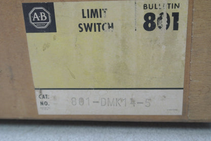 ALLEN-BRADLEY 801-DMK145, Ser. A - LIMIT SWITCH - NEW SURPLUS - 801-DMK14-5