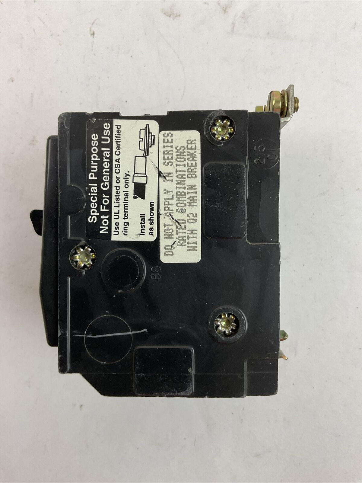 SQUARE D QOB3305237 BOLT-ON CIRCUIT BREAKER 30AMP 3POLE 240VAC