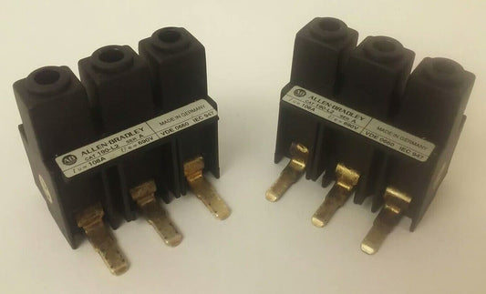 ALLEN BRADLEY 190-L2 SERIES A THREE PHASE EXTENSION TERMINAL 600V 100A(LOT OF 2)