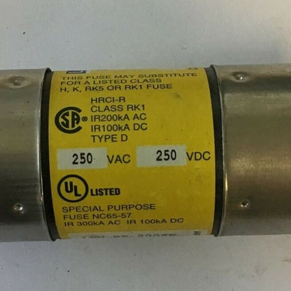 BUSSMANN LPN-RK-200SP FUSE LOW PEAK DUAL ELEMENT TIME DELAY CLASS RK1