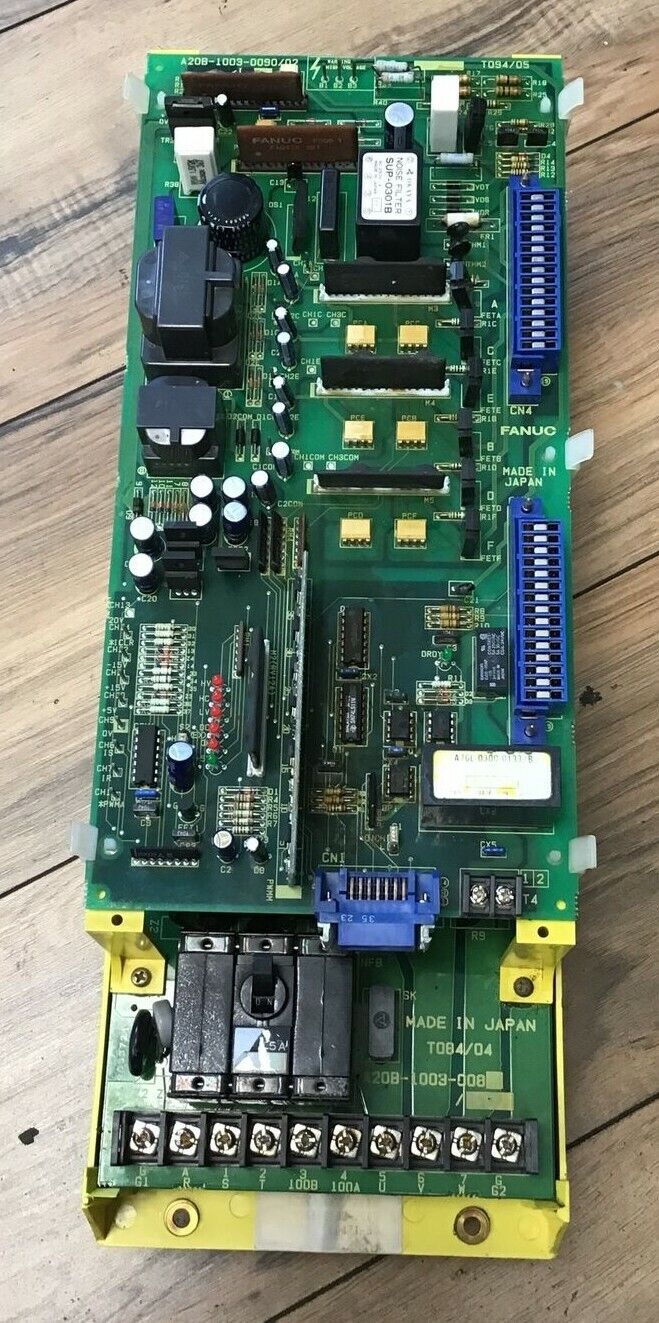 FANUC A06B-6053-H005 CONTROL UNIT W/A20B-1003-008 & A02B-1003-0090/02