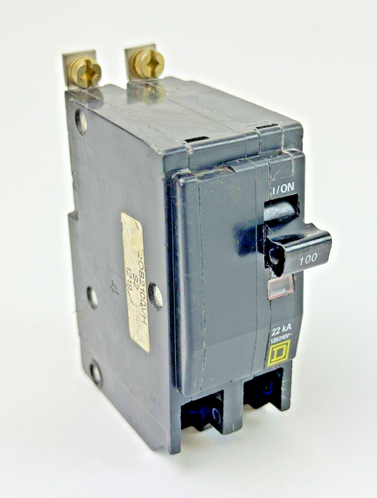 SQUARE D - QOB2100VH - CIRCUIT BREAKER - 2 POLE/100A/240 VAC