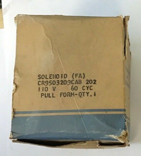 GENERAL ELECTRIC CR9503209CAB202 SOLENOID 110V 60CYC