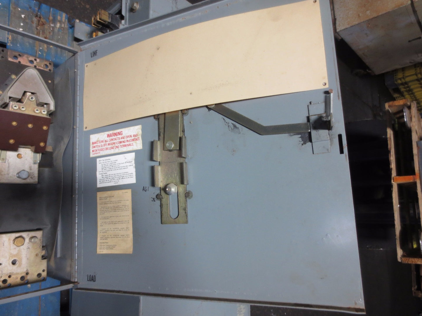 ZINSCO FDP368T FUSIBLE SWITCH - 600VAC, 1600A, 3-POLE