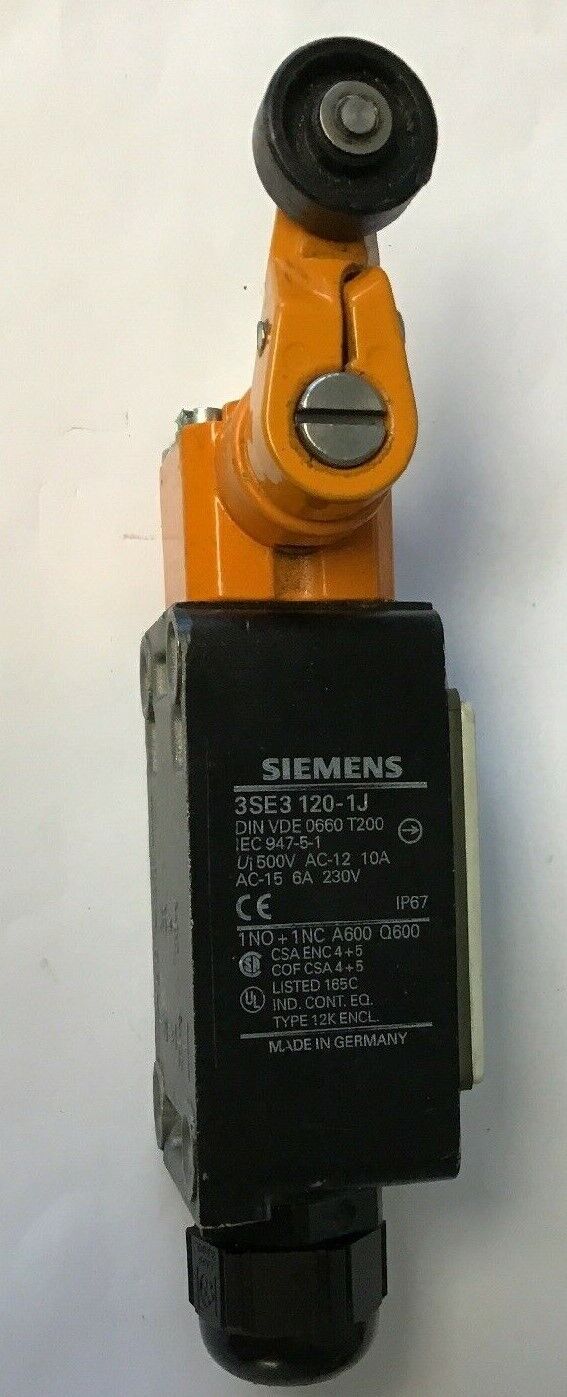 SIEMENS 3SE3 120-1J SELECTOR SWITCH 10AMP 230V