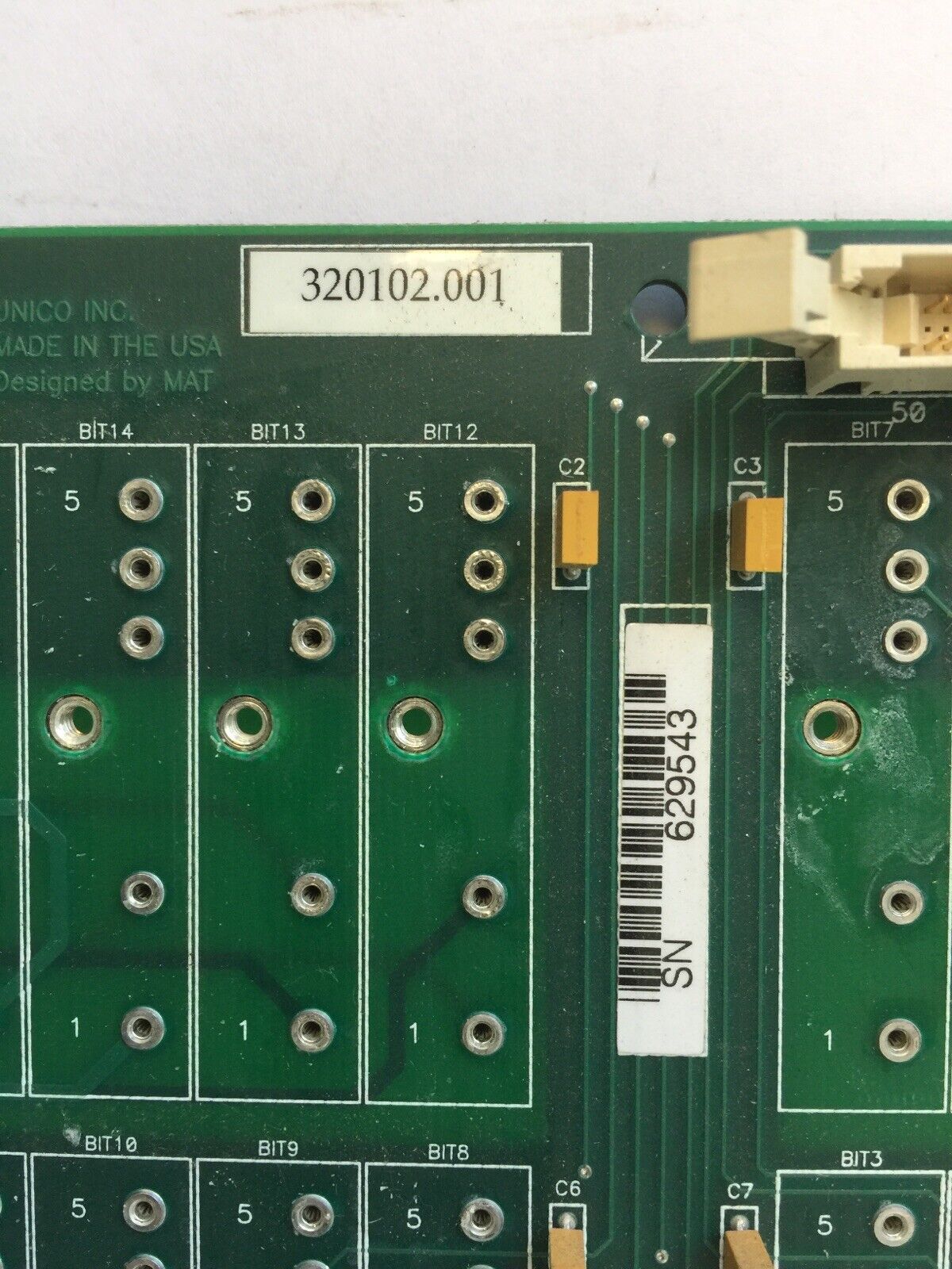 UNICO CSI-4 320102.001 I/O CIRCUIT BOARD