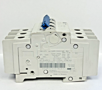 ALLEN-BRADLEY - 1489-M3C050 SER. D - BREAKER - 3P, 5 A, 277 V, 3 HP, 1 PH