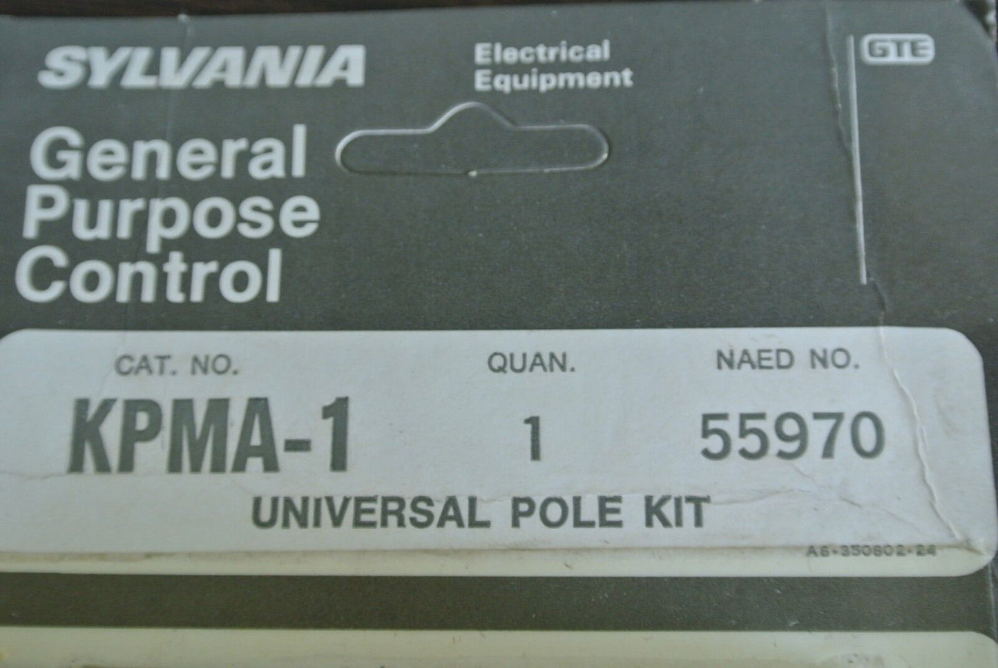 SYLVANIA / GTE KPMA-1 - UNIVERSAL POLE KIT /.AUX. CONTACT - 55970 - NEW SURPLUS