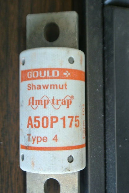 GOULD-SHAWMUT A50P175 TYPE 4 SEMICONDUCTOR FUSE / 175A / 500V NEW SURPLUS