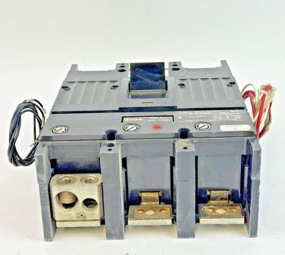 GE - TJJ436400 - CIRCUIT BREAKER W/ 400A TRIP, AUX, SHUNT - 400A, 600VAC, 3 POLE